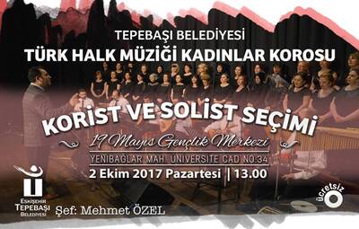 TEPEBAŞI BELEDİYESİ THM KOROSU YENİ SESLERİNİ ARIYOR